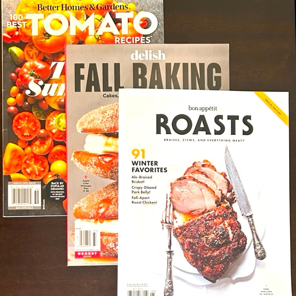📚Seasonal Culinary Magazine Bundle Harvest Fall & Winter EUC